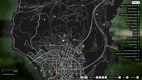 Gta 5 All Ammu Nation Locations Player Assist Game Guides