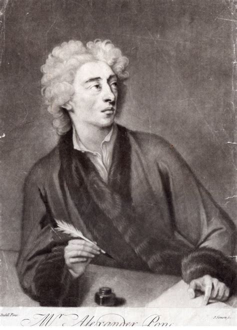 alexander pope   poet antique portrait