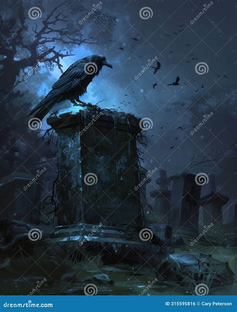 Nightmare in the Necropolis: a Haunting Stream of Blackbirds and Stock ...