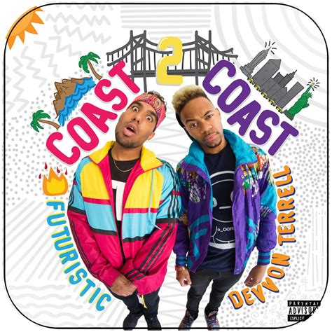 Futuristic Coast 2 Coast Album Cover Sticker