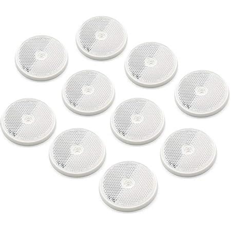 Etuker Pack Rear Reflector Round Rear Reflectors Screw On Safety