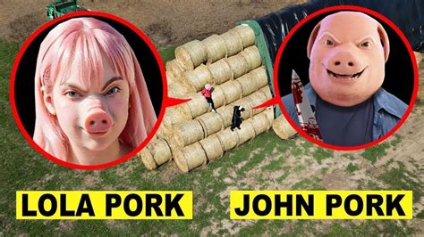 Mi Dron Captura LOLA PORK EXE Con JOHN PORK En LA VIDA REAL En UN