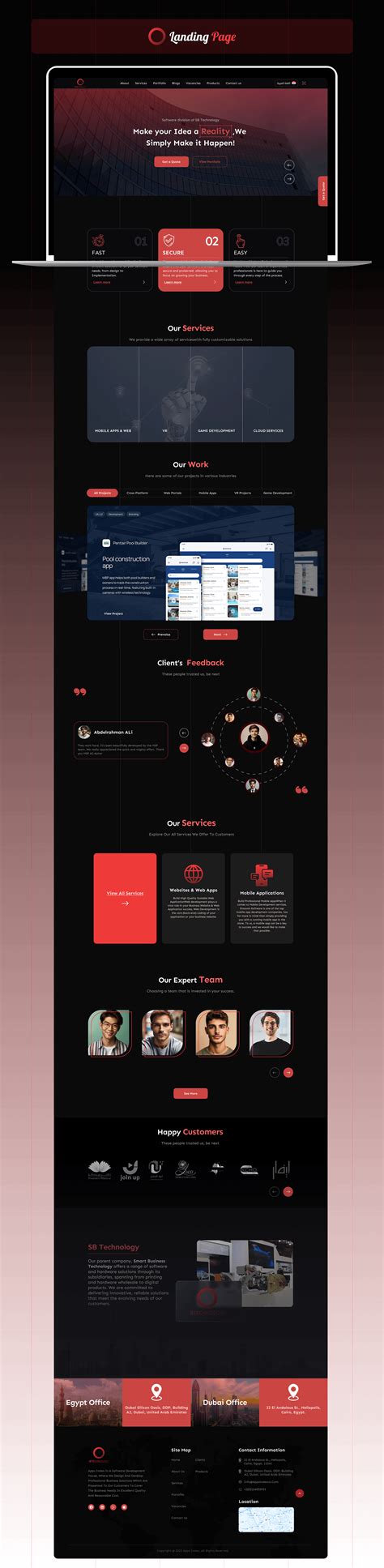 software house website  images behance