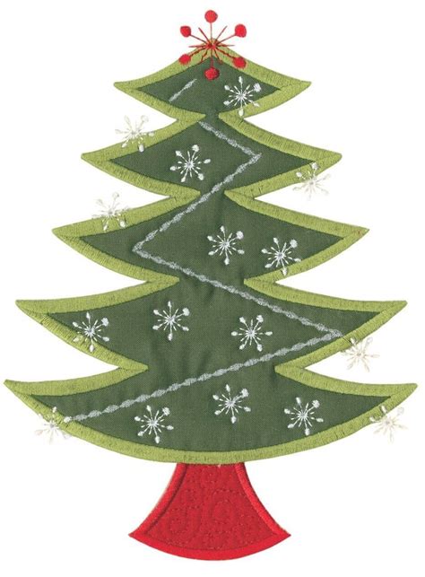 Sapins De Noel Applique Cr Atrices Broderie Machine