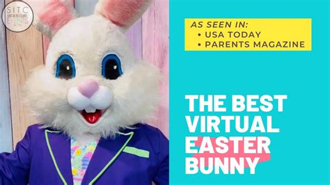 Number 1 Easter Bunny Virtual Visit For Kids Families And Friends