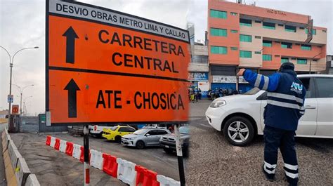 Carretera Central Reabren Tramo Entre Ate Y Santa Anita Estuvo