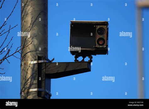 Bus lane enforcement camera Stock Photo - Alamy