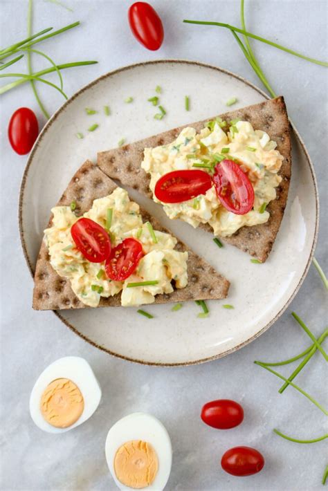 Crackers Met Eiersalade Vega Makkelijk