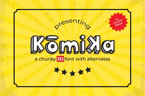 Komika Font Free Download - FreeFontDL