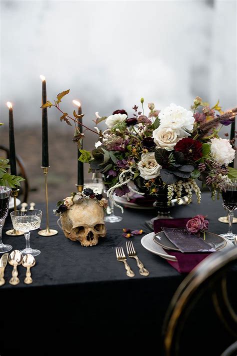 Gothic Wedding Decor - jenniemarieweddings