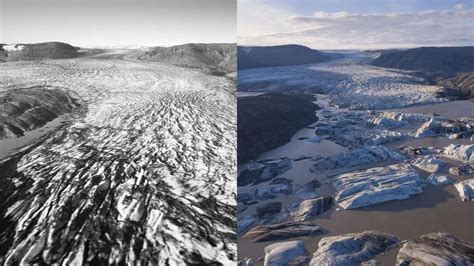 Avant Après ces photos montrent comment ces paysages ont changé avec