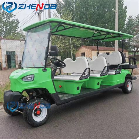 Zhenda Brand Electric Vehicle Golf Trolley Buggy Club Electric Car Low