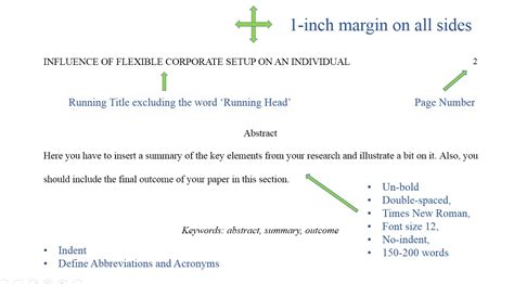 An APA Format Example Shows Ways To Compose A Research Paper