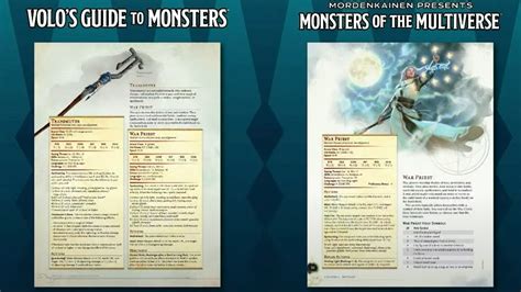 D&D: New Monsters of the Multiverse book includes 30+ playable races