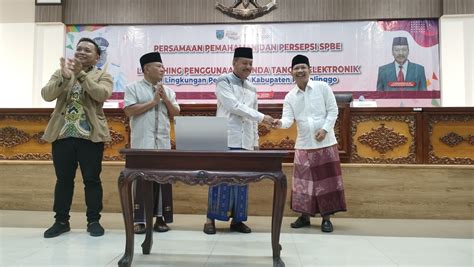 Permudah Pelayanan Pemkab Probolinggo Launching Tanda Tangan