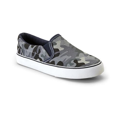 Joe Boxer Boys Casual Remix Camouflage Canvas Shoe