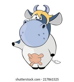 Small Cow Cartoon Stock Vector (Royalty Free) 217861525 | Shutterstock