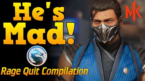 Mk Rage Quit And Trash Talk Compilation Mortal Kombat Youtube