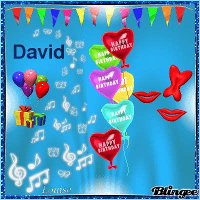 Happy Birthday David Picture #133513127 | Blingee.com