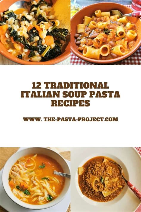 12 Italian soup recipes with pasta. – The Pasta Project