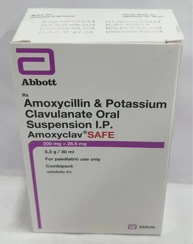 Augmentin ES Oral Suspension Amoxycillin And Potassium Clavulanate