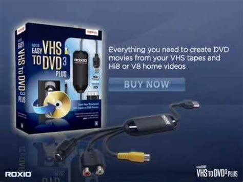 New Roxio Easy Vhs To Dvd Plus Youtube