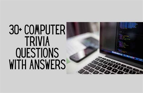 30 Fun And Easy Computer Trivia Questions With Answers Kids N Clicks