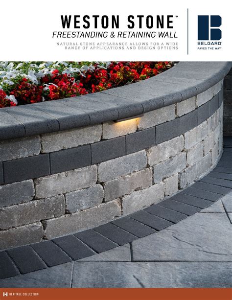 Weston Stone Wall Nfd Central Cut Sheet Belgard