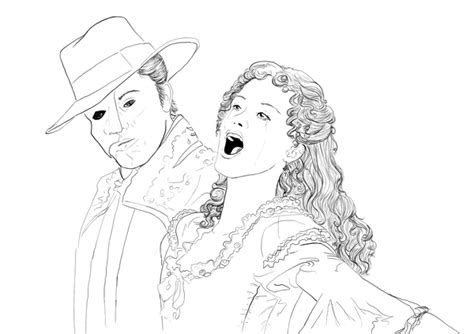 Phantom Of The Opera Mask Coloring Pages Coloring Pages