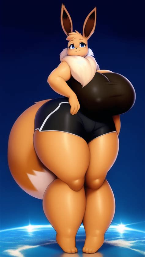 Rule 34 Ai Generated Anthro Big Breasts Crushed Eevee Giant Huge