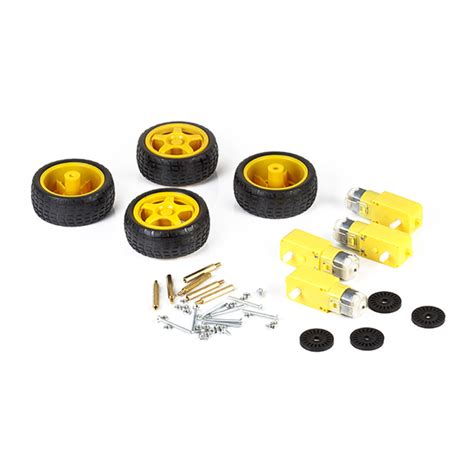 4-Wheel Robot Chassis Kit