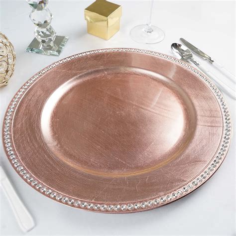 Rose Gold Charger Plate Eventlyst