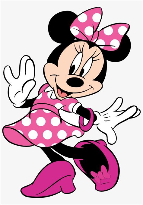 Turma Do Mickey Minnie Rosa Png Imagens E Moldes Dibujos De Minnie