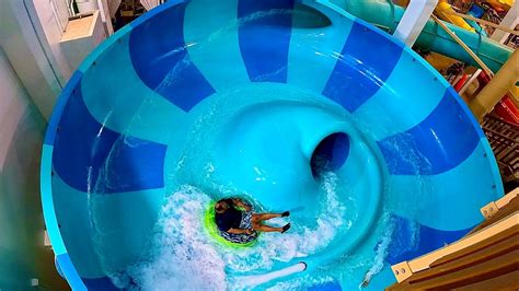 Space Bowl Water Slide At Great Wolf Lodge Water Park Perryville USA