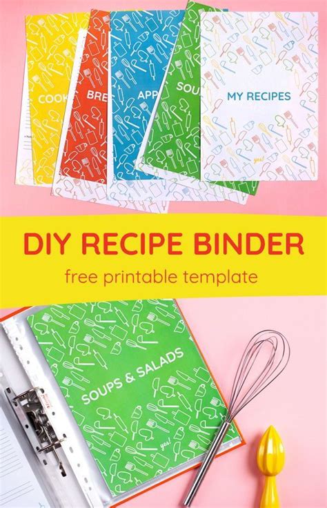 Diy Recipe Book Printables