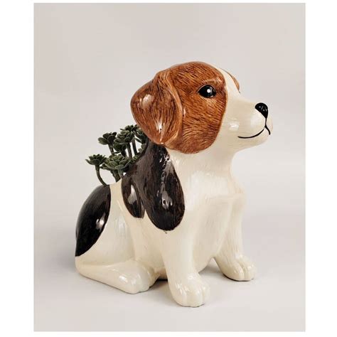 Beagle Dog Planter Sproutwell Decor