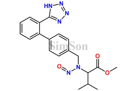 N Nitroso Valsartan Methyl Ester Mixture Of Isomers Cas No Na