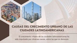 El Crecimiento Urbano De Las Ciudades Latinoamericanas PPT