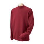 Devon Jones Sueded Cotton Jersey Mock Turtleneck Deluxe