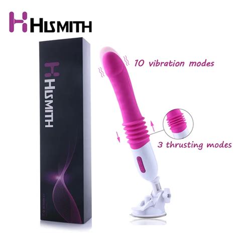 Aliexpress Buy HISMITH New 3 Modes Thrusting Dildo Vibrator 10