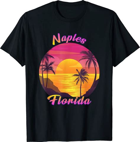 Naples Fl Florida Vintage Retro 70s 80s Vacation Souvenir T Shirts Sold