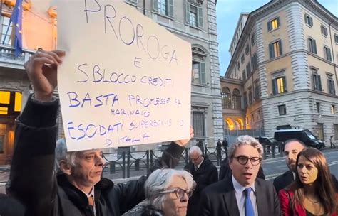 Superbonus Gli Esodati Al Senato Con Delegazione Di Deputati Del M5S