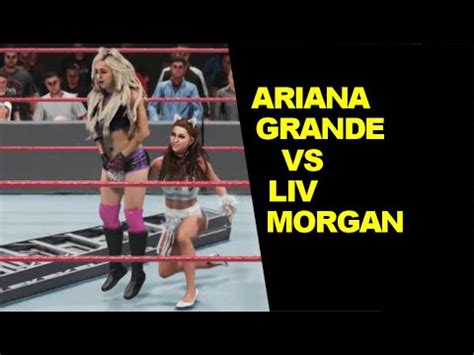 Wwe K Ariana Grande Vs Liv Morgan Extreme Rules Knockout Youtube