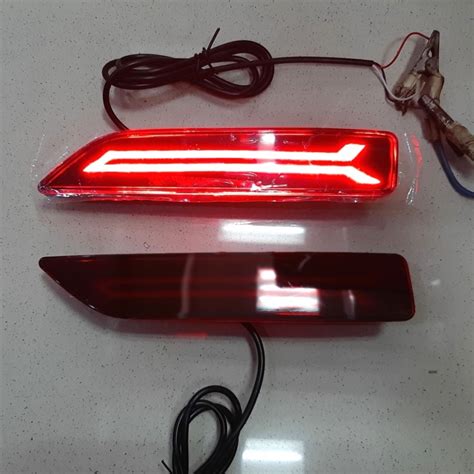 Jual Lampu Reflektor Bumper Mata Kucing Cahaya Belakang Mobil Rear