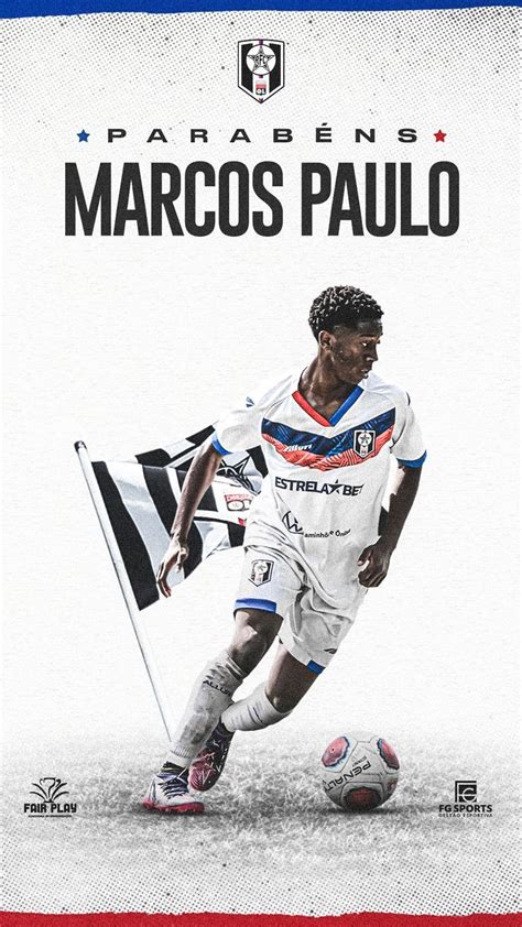 Marcos Paulo Resende FC Cartaz De Futebol Projeto De Esporte Esportes