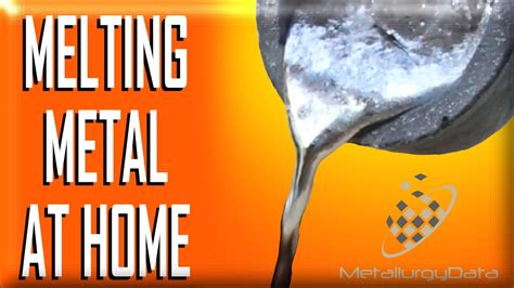 Melt Metal At Home How To Make A Metal MELTING FURNACE YouTube