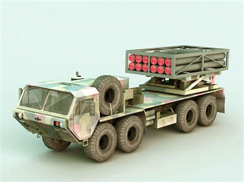 Missile Launcher Truck 3D model | CGTrader