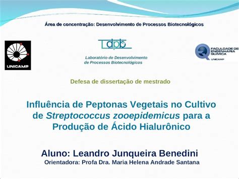 PPT Laboratório de Desenvolvimento de Processos Biotecnológicos Aluno