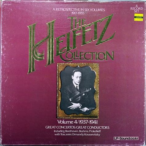 The Heifetz Collection Vol Orig Mono Rca Arm