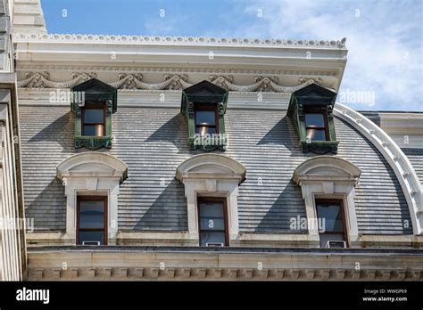 Style Mansard Roof High Resolution Stock Photography And Images Alamy